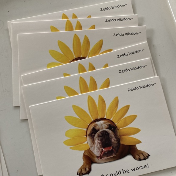 2001 Zelda Wisdom Blank Note Card Set with Envelopes - Picture 5 of 9